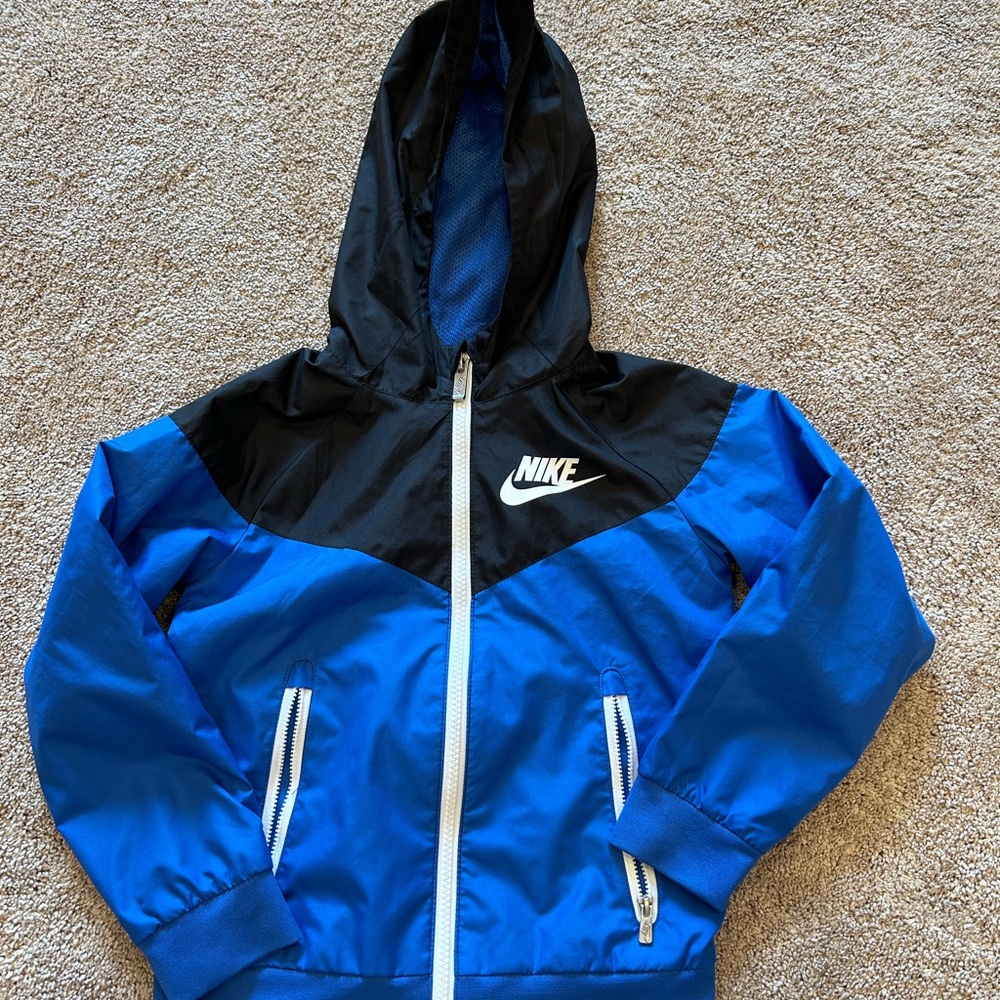 Boys Nike polyester rain jacket